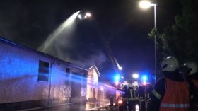 Feuer In Gleistal Agrar In Golmsdorf Bei Jena 00032